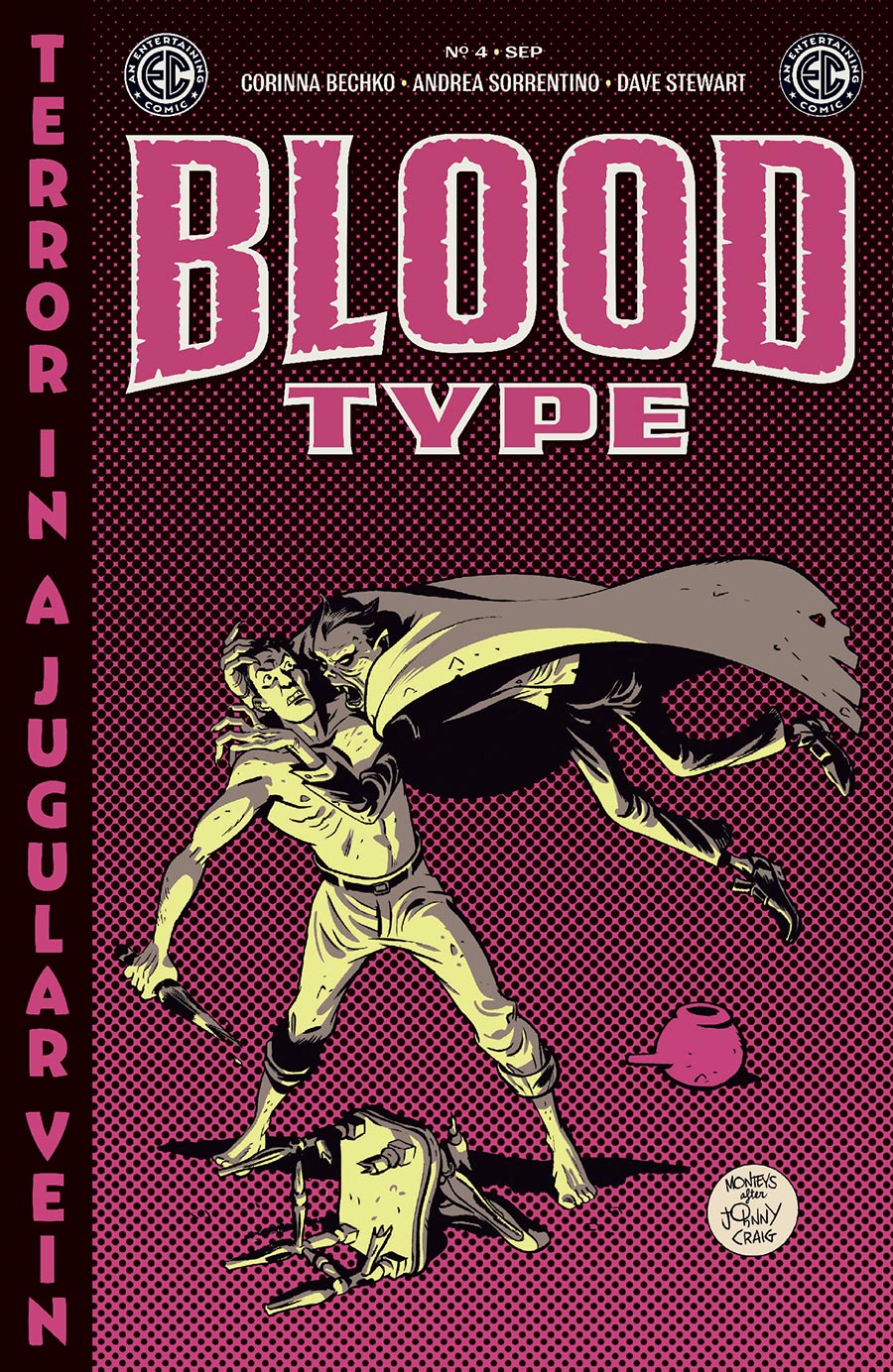 Blood Type #4 Cover C Incentive Albert Monteys EC Homage Variant Cover (EC Comics)