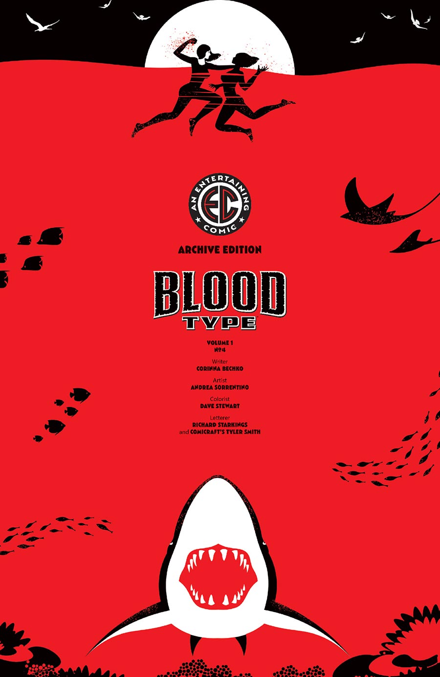 Blood Type #4 Cover E Incentive Patricia Martin EC Archive Edition Variant Cover (EC Comics)