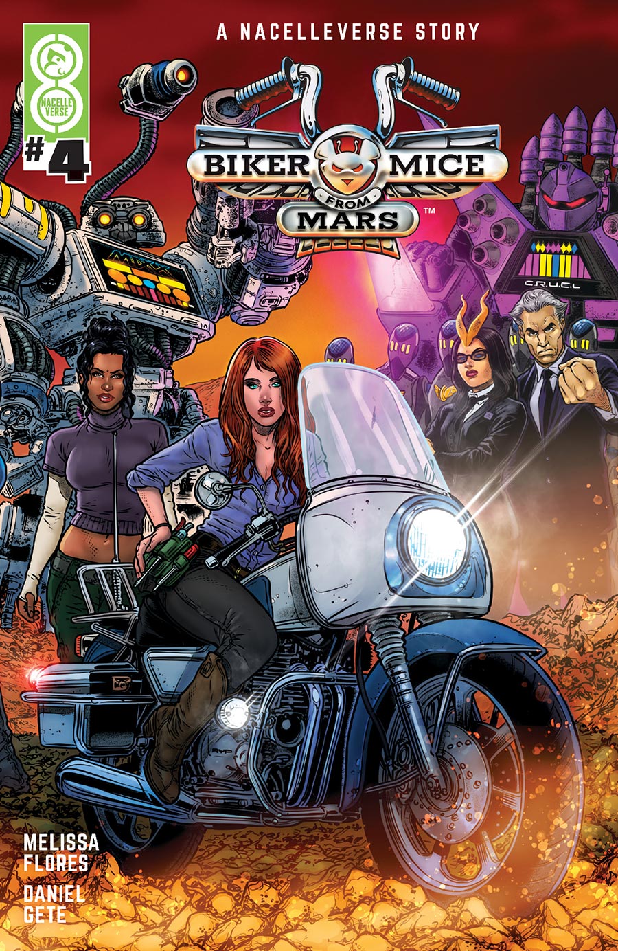 Biker Mice From Mars Vol 3 #4 Cover C Incentive Juan Jose Ryp Infinite Interlocking Variant Cover