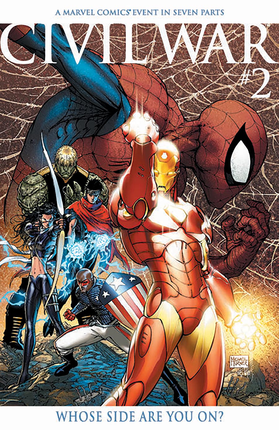 Civil War #2 Cover I Facsimile Edition Variant Michael Turner Foil Cover