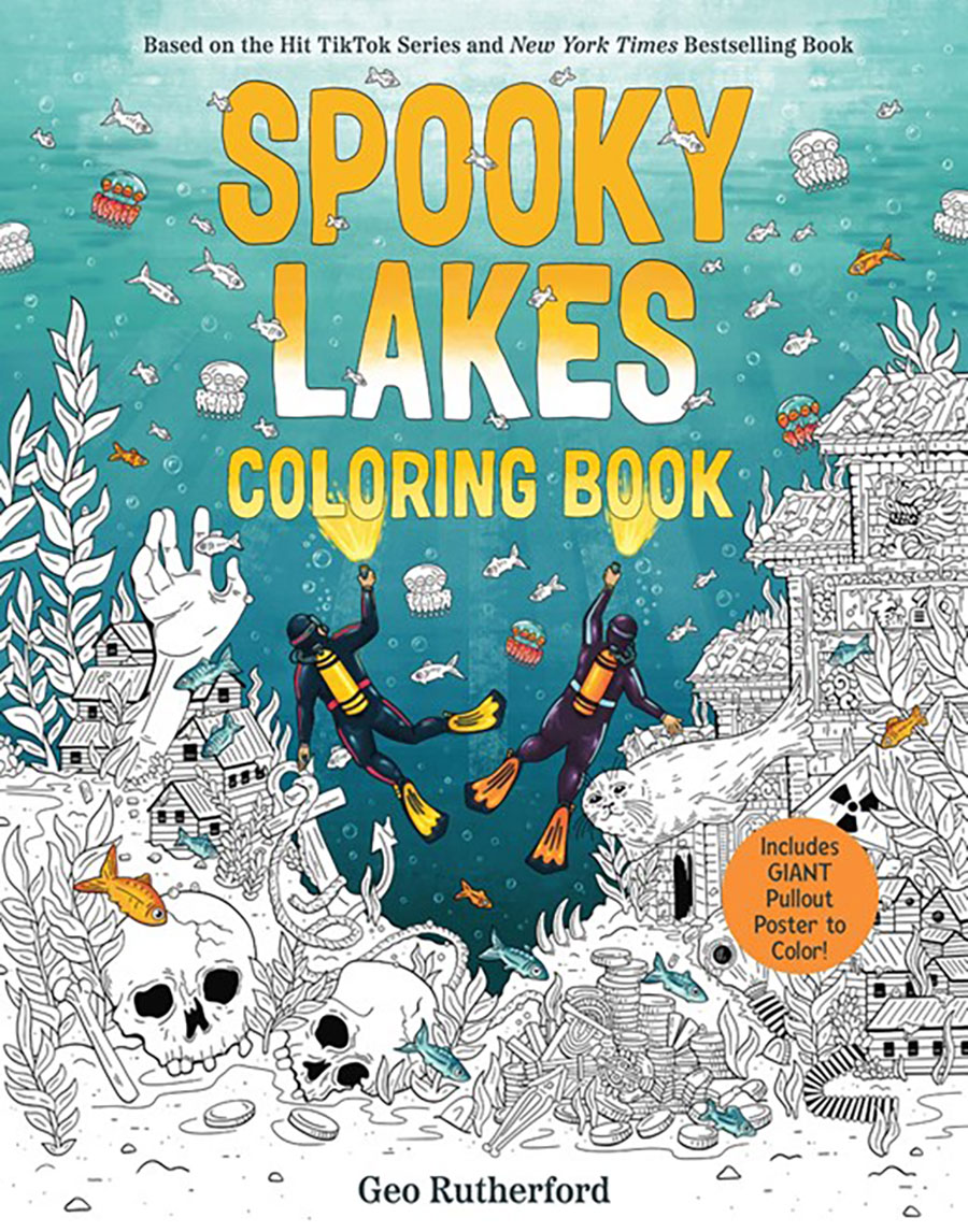Spooky Lakes Coloring Book TP