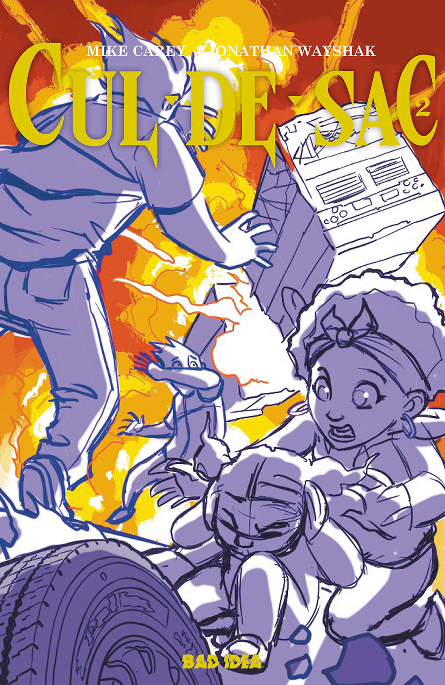 Cul-De-Sac #2 Cover B Variant Tony Fleecs Cursed Mirror Cover