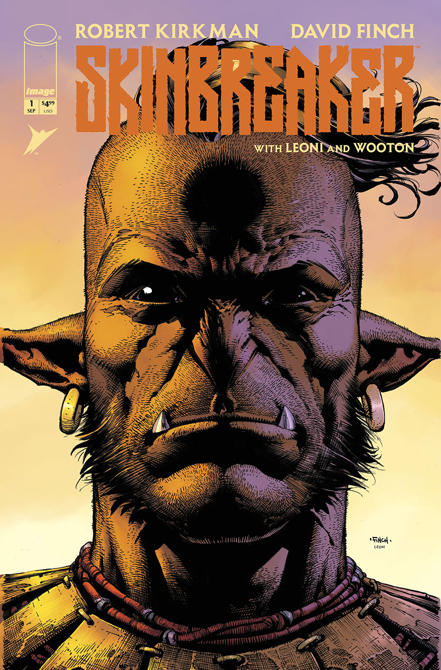Skinbreaker #1 Cover B Variant David Finch Portrait Cover