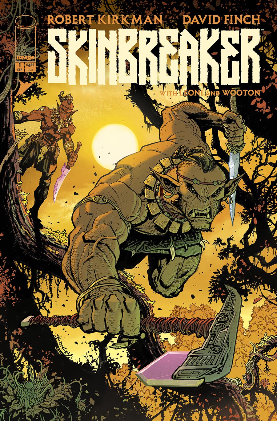 Skinbreaker #1 Cover F Incentive Ryan Ottley Variant Cover