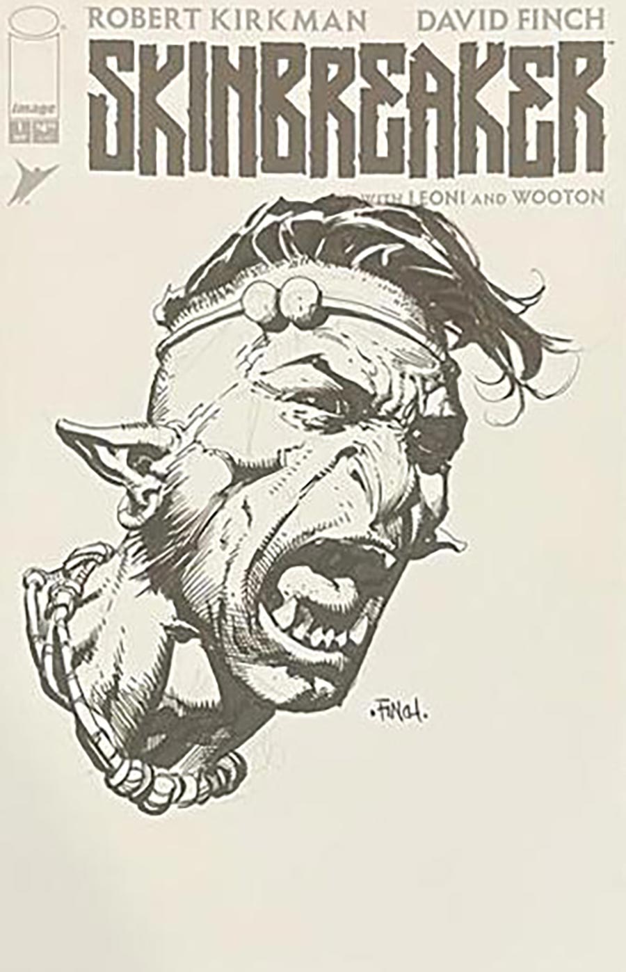 Skinbreaker #1 Cover H Incentive David Finch Original Hand-Drawn Sketch Variant Cover (Filled Randomly)