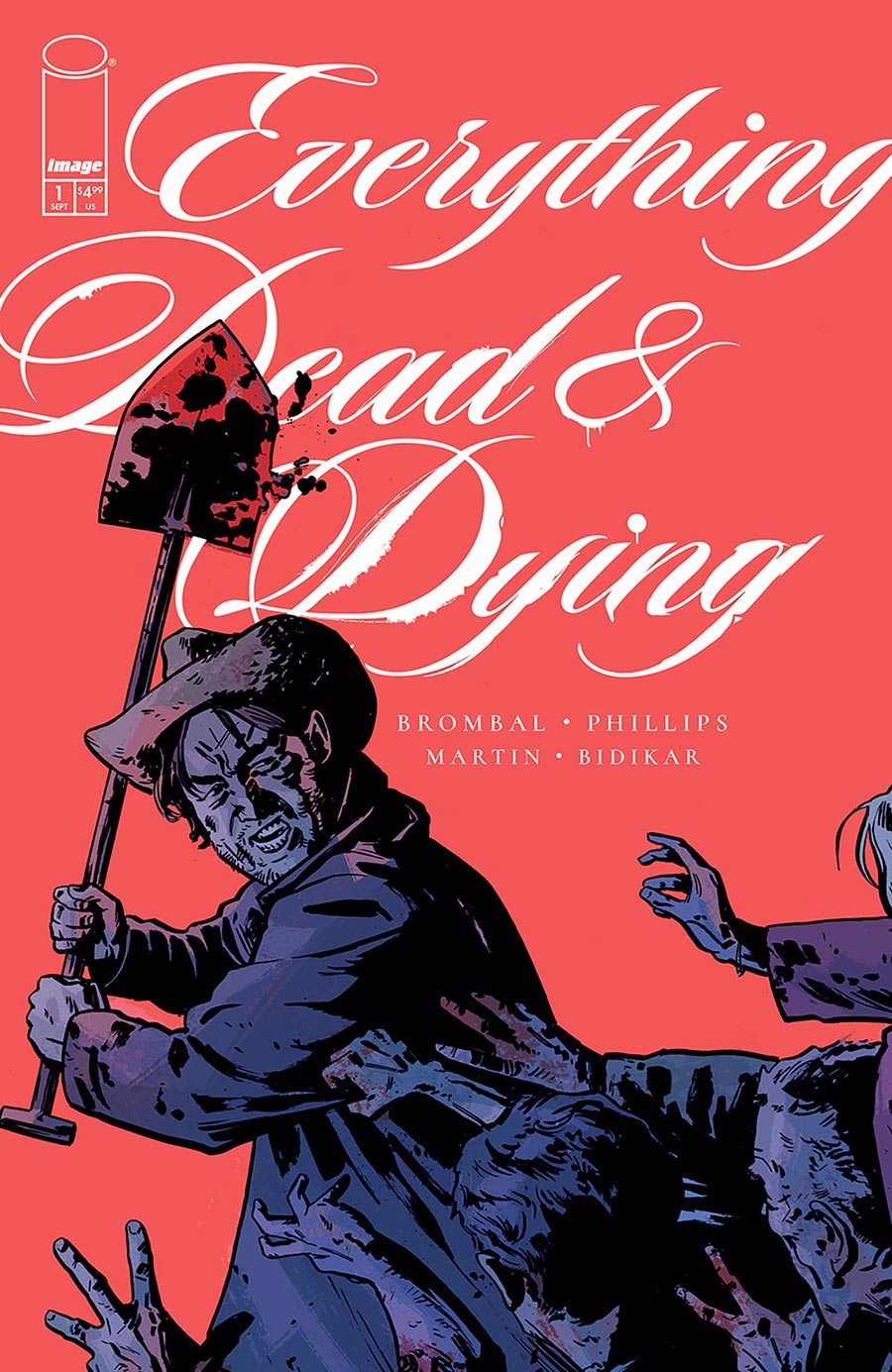Everything Dead & Dying #1 Cover B Variant Jacob Phillips Shovel Cover