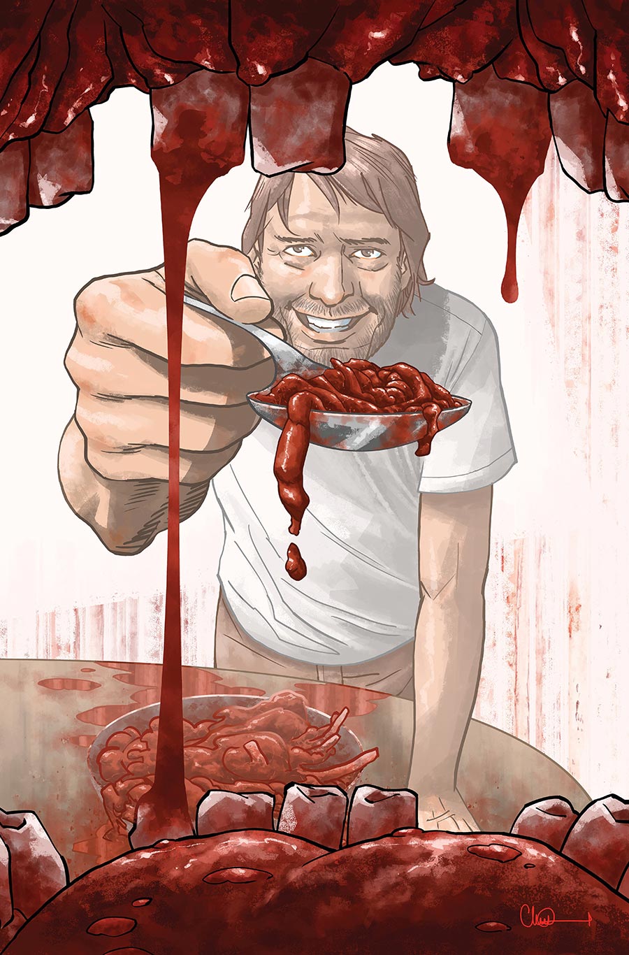 Everything Dead & Dying #1 Cover E Variant Charlie Adlard Stealth Cover