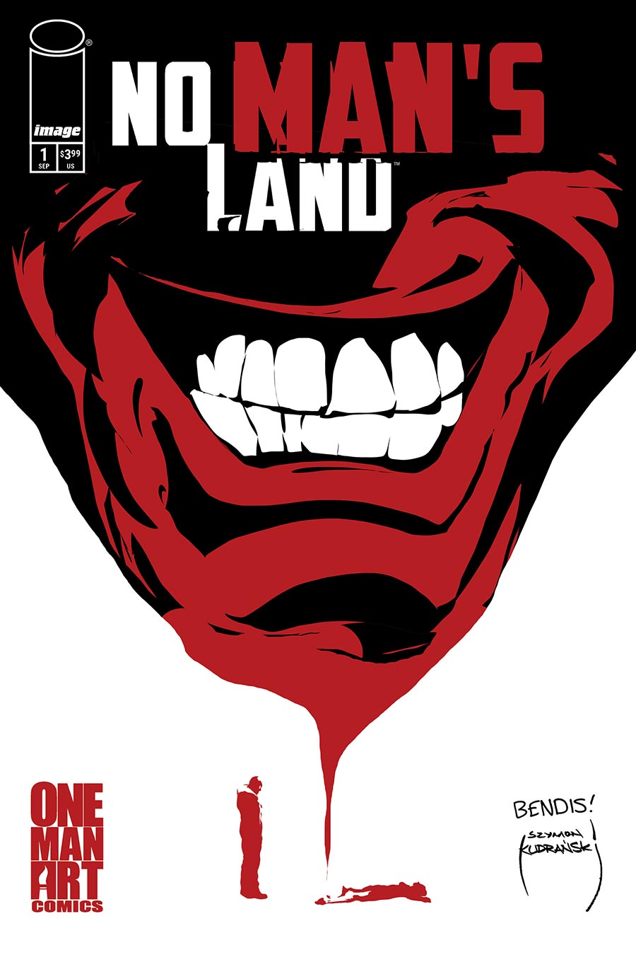 No Mans Land #1 Cover B Variant Brian Michael Bendis & Szymon Kudranski Cover