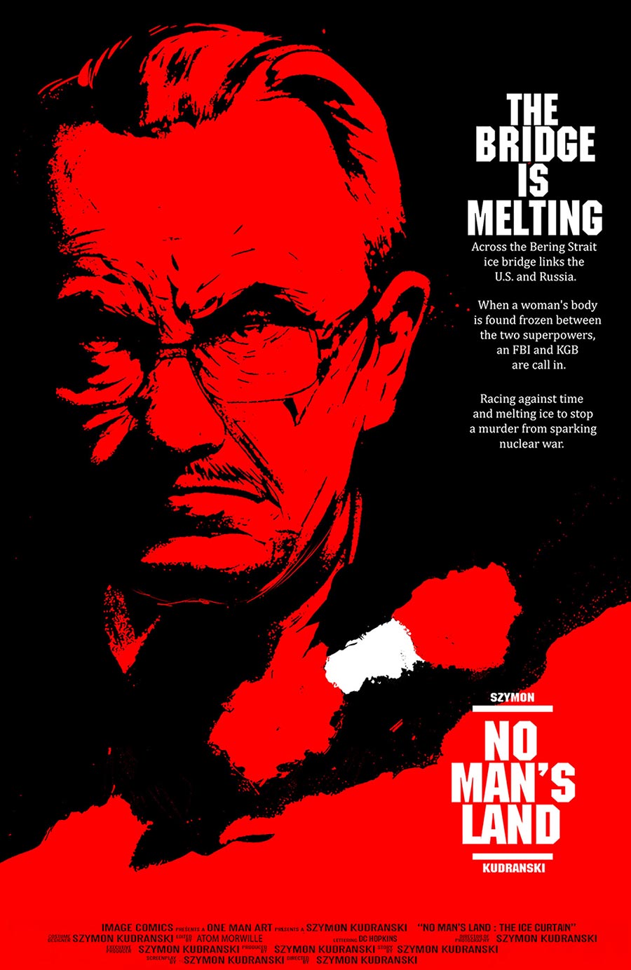 No Mans Land #1 Cover D Variant Szymon Kudranski Movie Homage The Hunt For Red October Cover