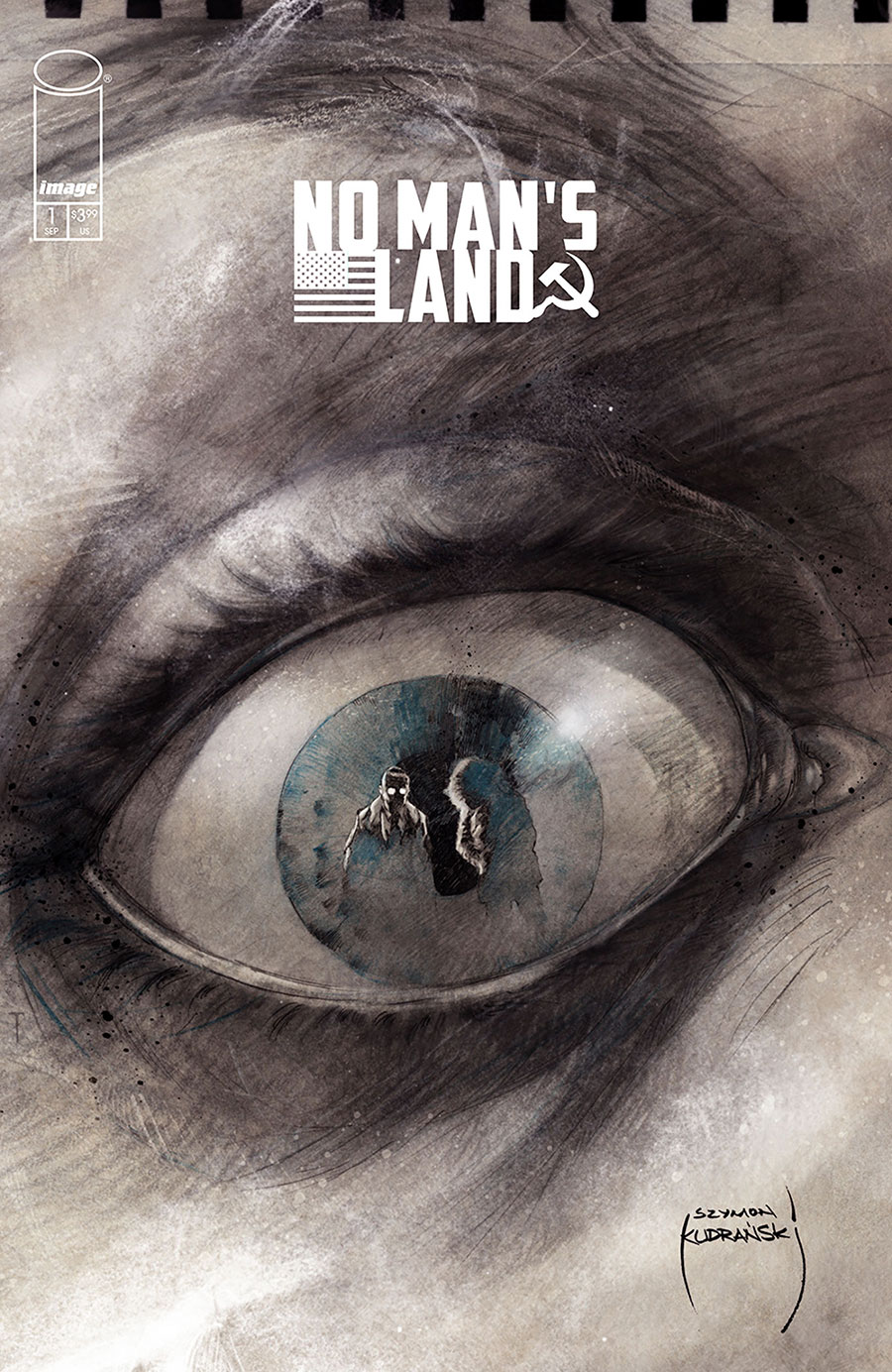 No Mans Land #1 Cover E Variant Szymon Kudransk Pencil Sketch Cover