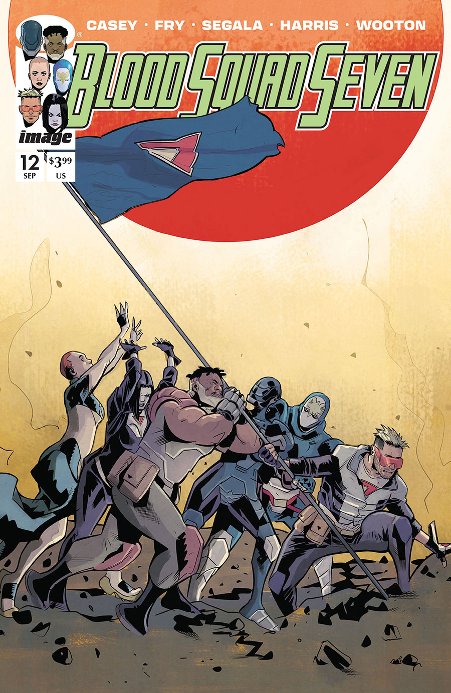 Blood Squad Seven #12 Cover A Regular Paul Fry Cover