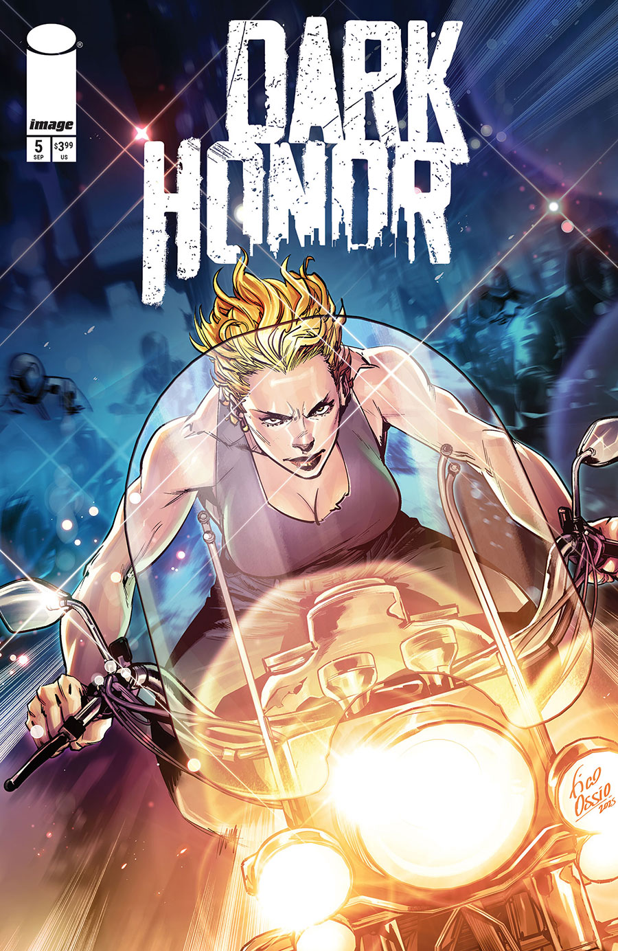 Dark Honor #5 Cover A Regular Fico Ossio Cover