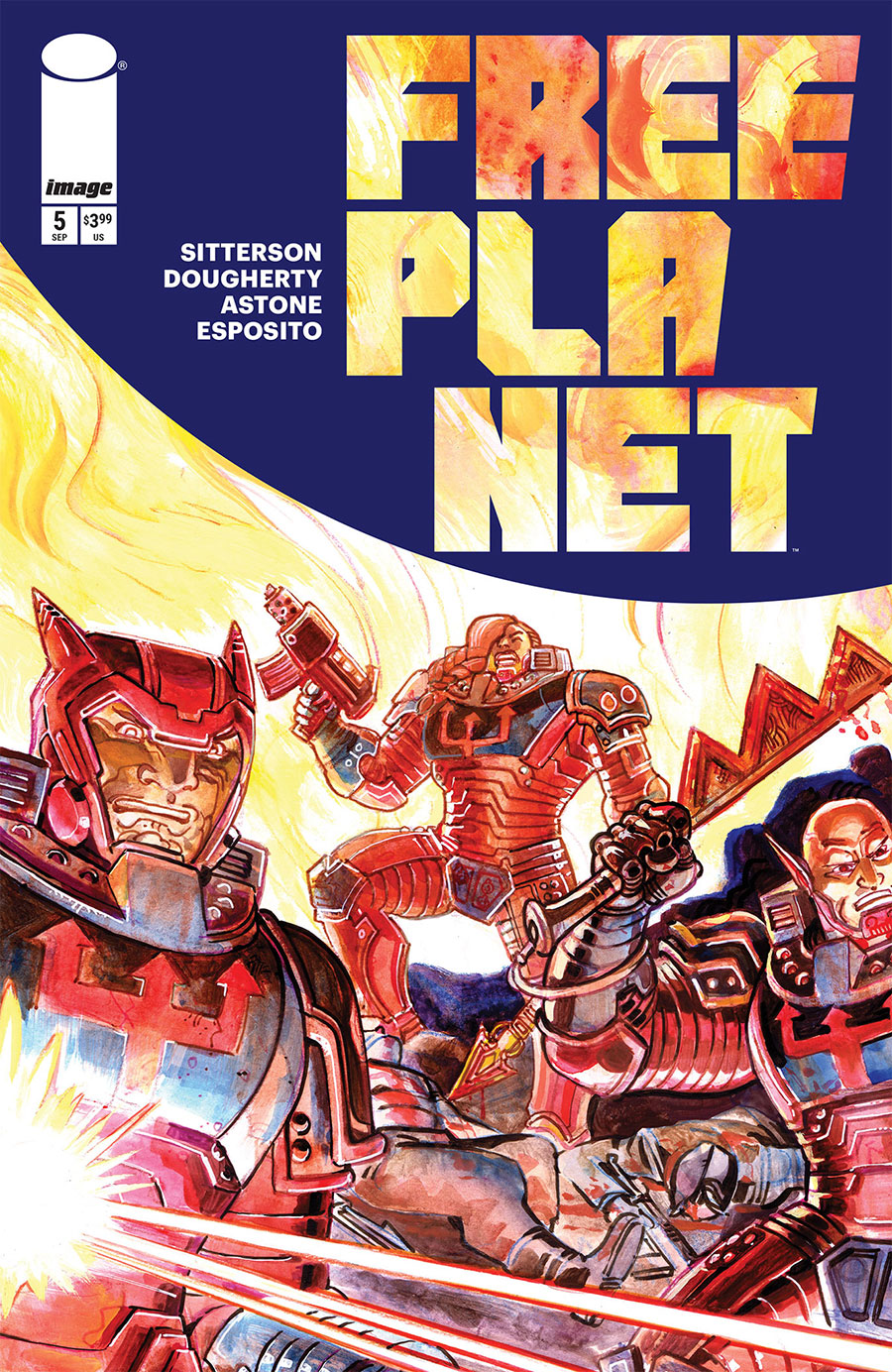 Free Planet #5 Cover A Regular Jed Dougherty Cover
