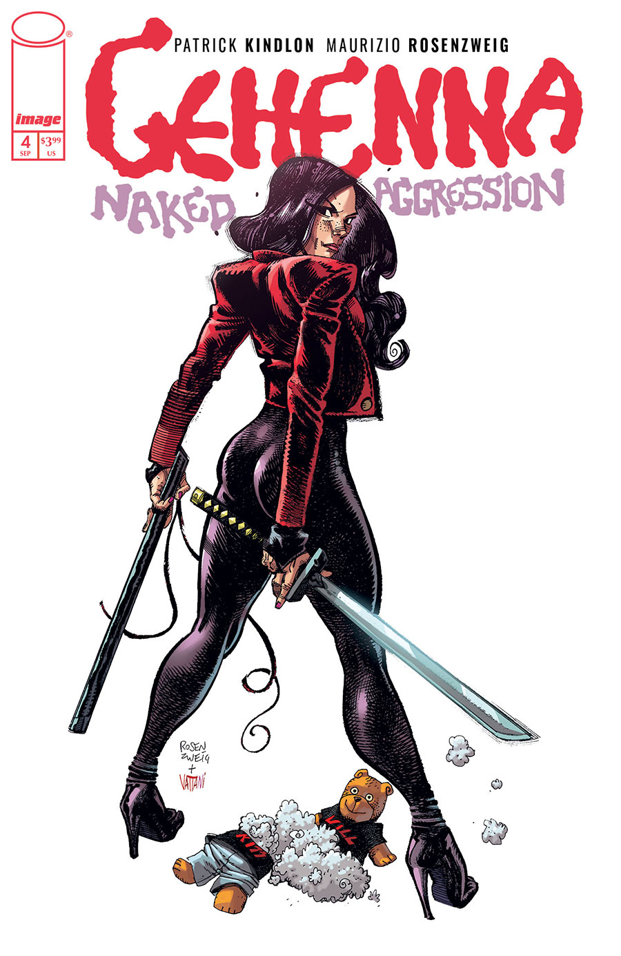 Gehenna Naked Aggression #4 Cover A Regular Maurizio Rosenzweig Cover