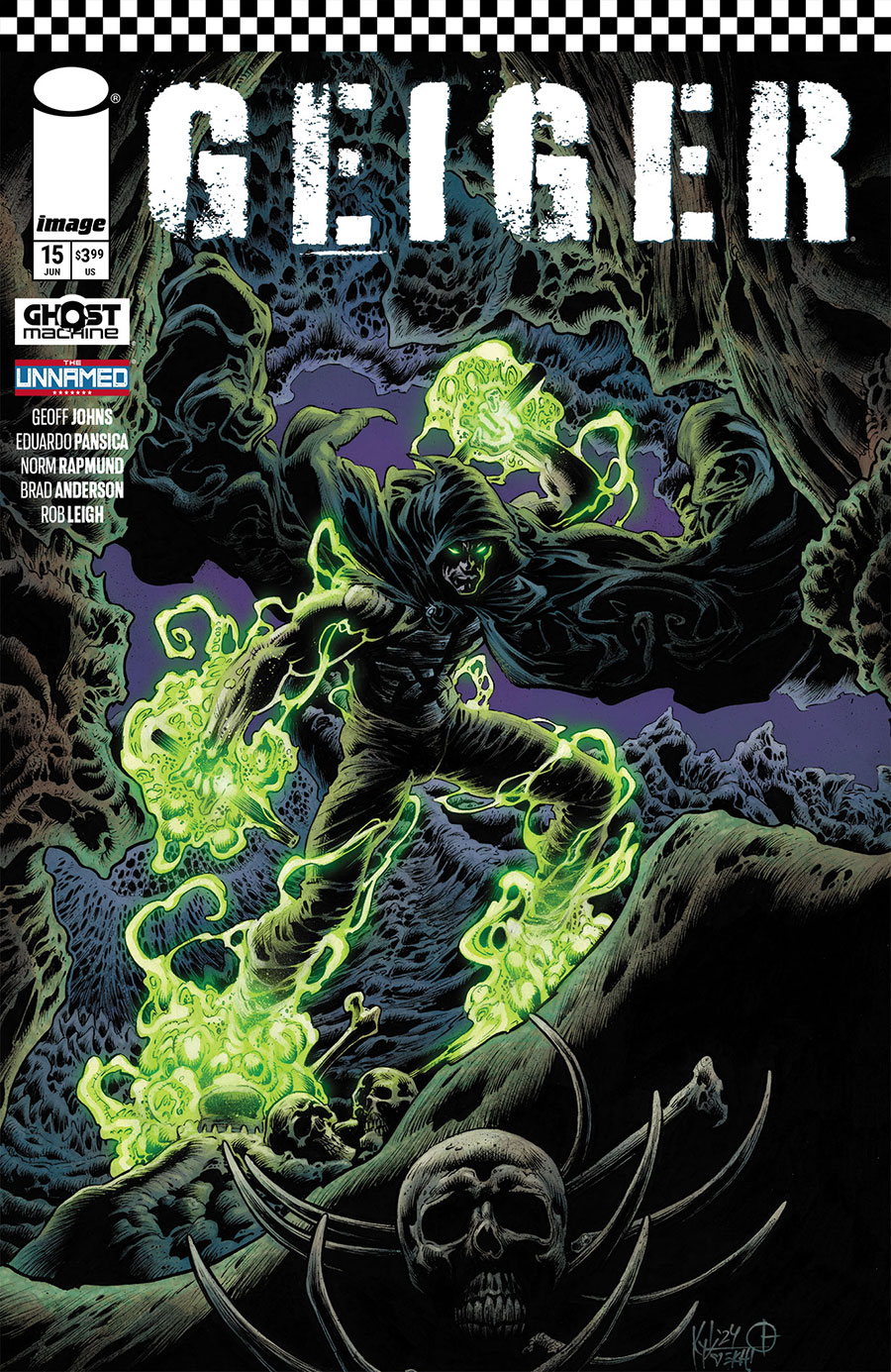 Geiger Vol 2 #18 Cover B Variant Kyle Hotz & Dan Brown Cover
