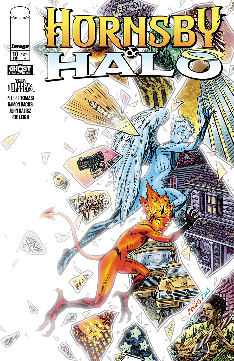 Hornsby & Halo #10 Cover B Variant Scott Kolins Cover