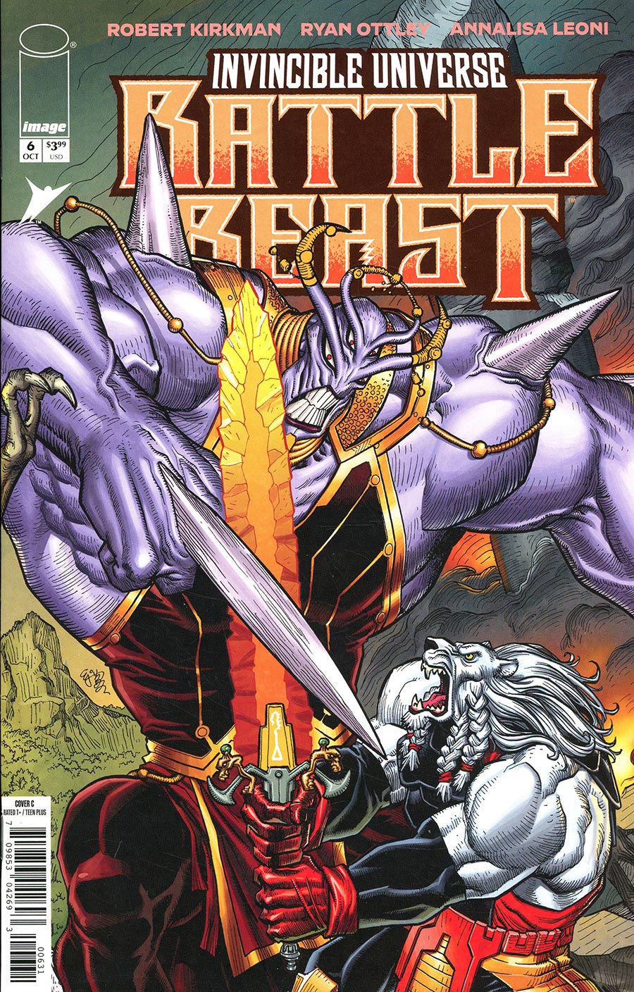 Invincible Universe Battle Beast #6 Cover C Incentive EJ Su Variant Cover
