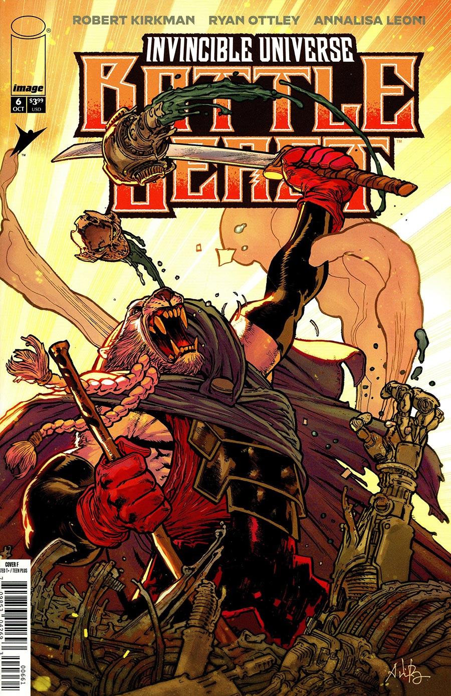 Invincible Universe Battle Beast #6 Cover F Incentive Andrei Bressan & Adriano Lucas Variant Cover