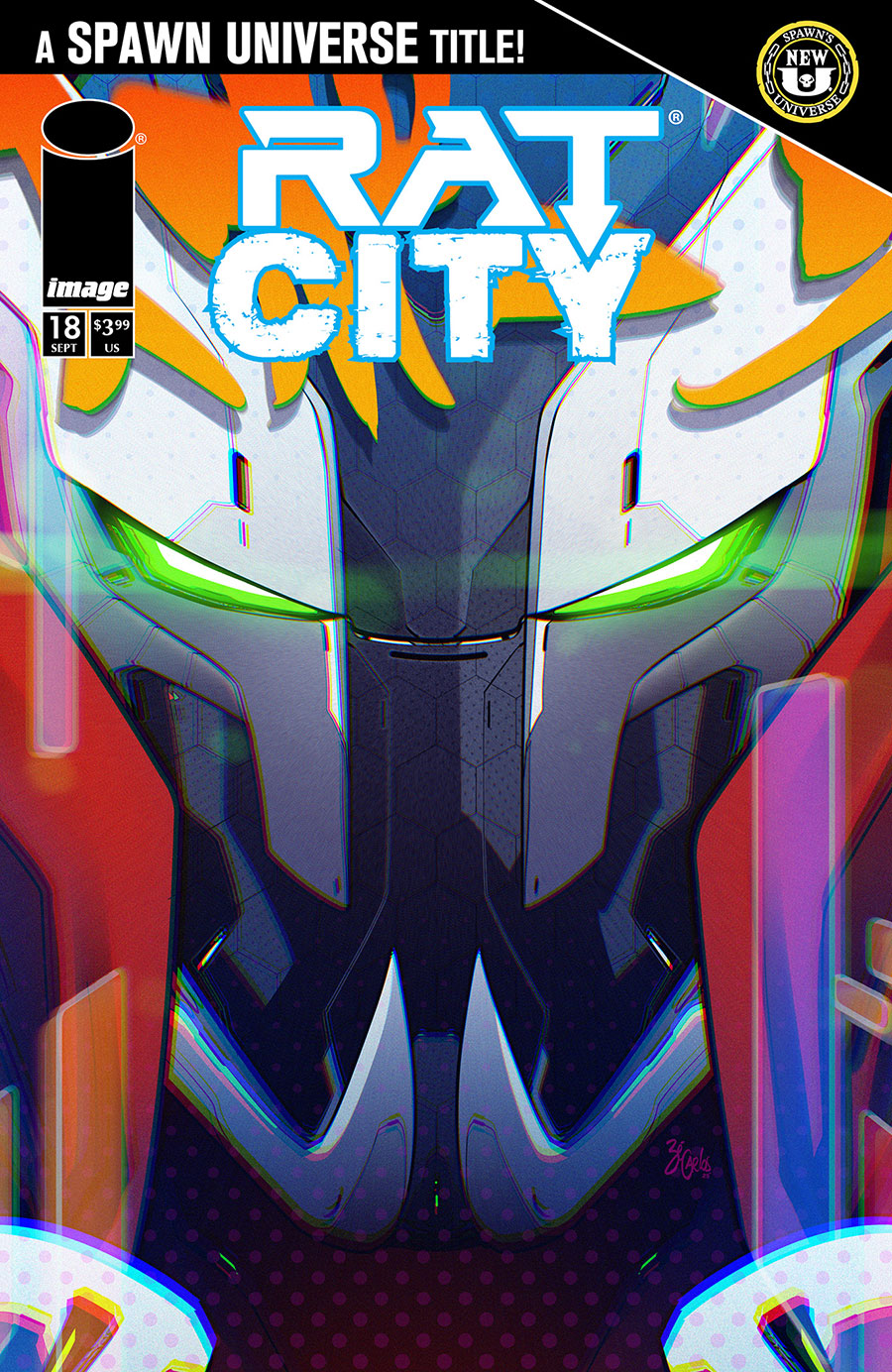 Rat City #18 Cover A Regular Ze Carlos Cover (Spawn Universe)
