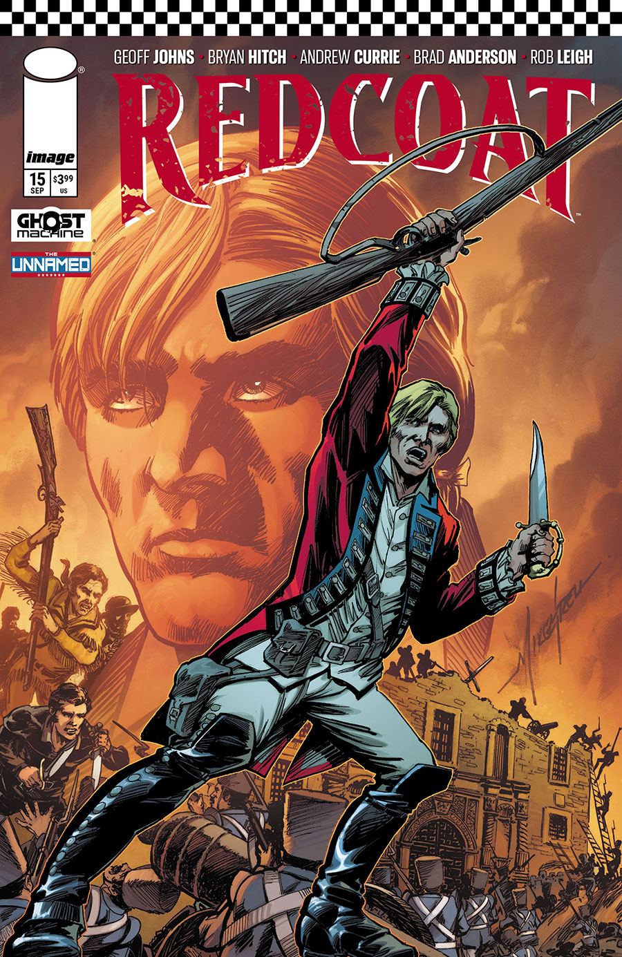 Redcoat #15 Cover B Variant Brad Anderson & Mike Grell Cover
