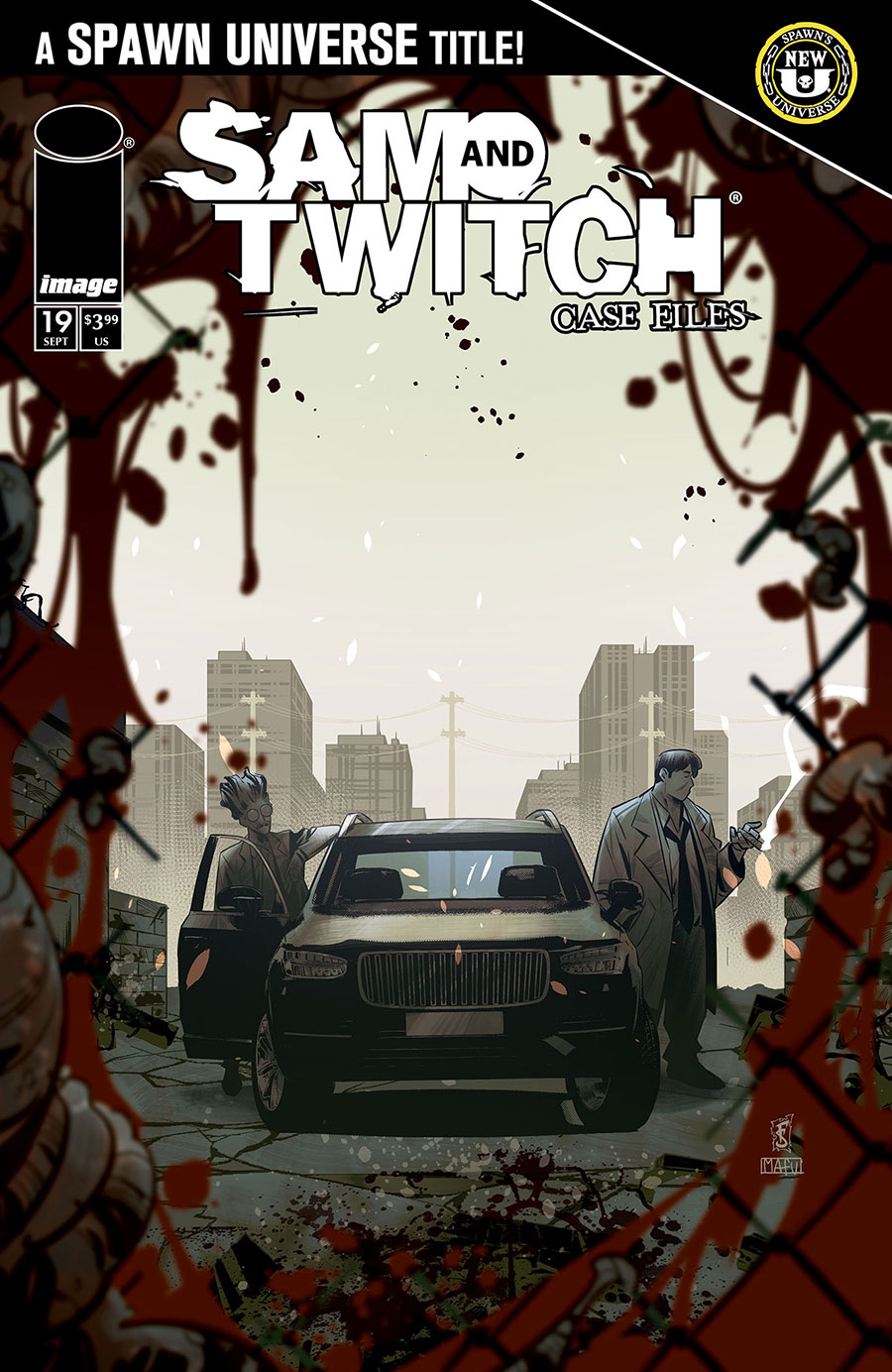 Sam And Twitch Case Files #19 Cover A Regular Federico Sabbatini Cover (Spawn Universe)