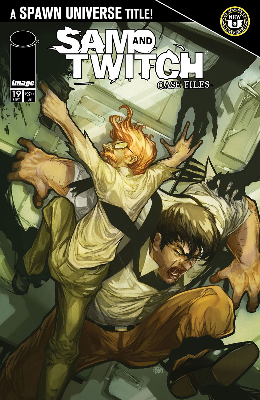 Sam And Twitch Case Files #19 Cover B Variant Don Aguillo Cover (Spawn Universe)