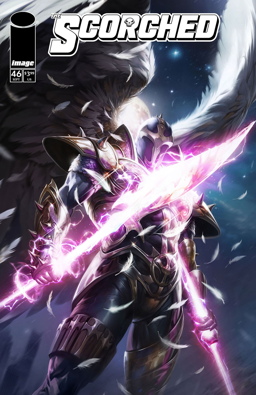 Scorched #46 Cover B Variant Francesco Mattina Wings Cover (Spawn Universe)