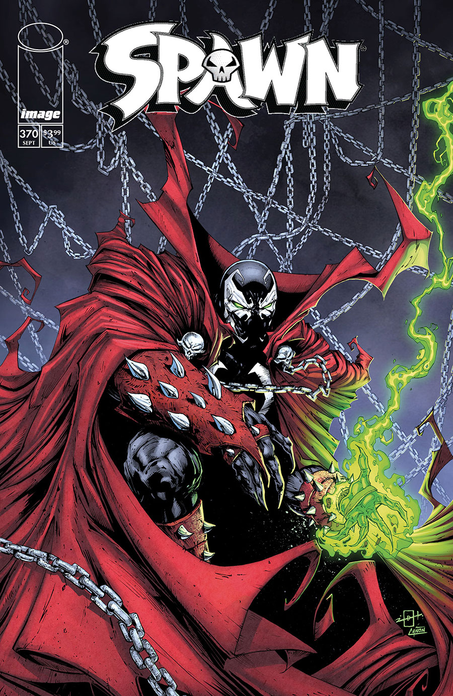 Spawn #370 Cover A Regular Jonathan Uribe Cover