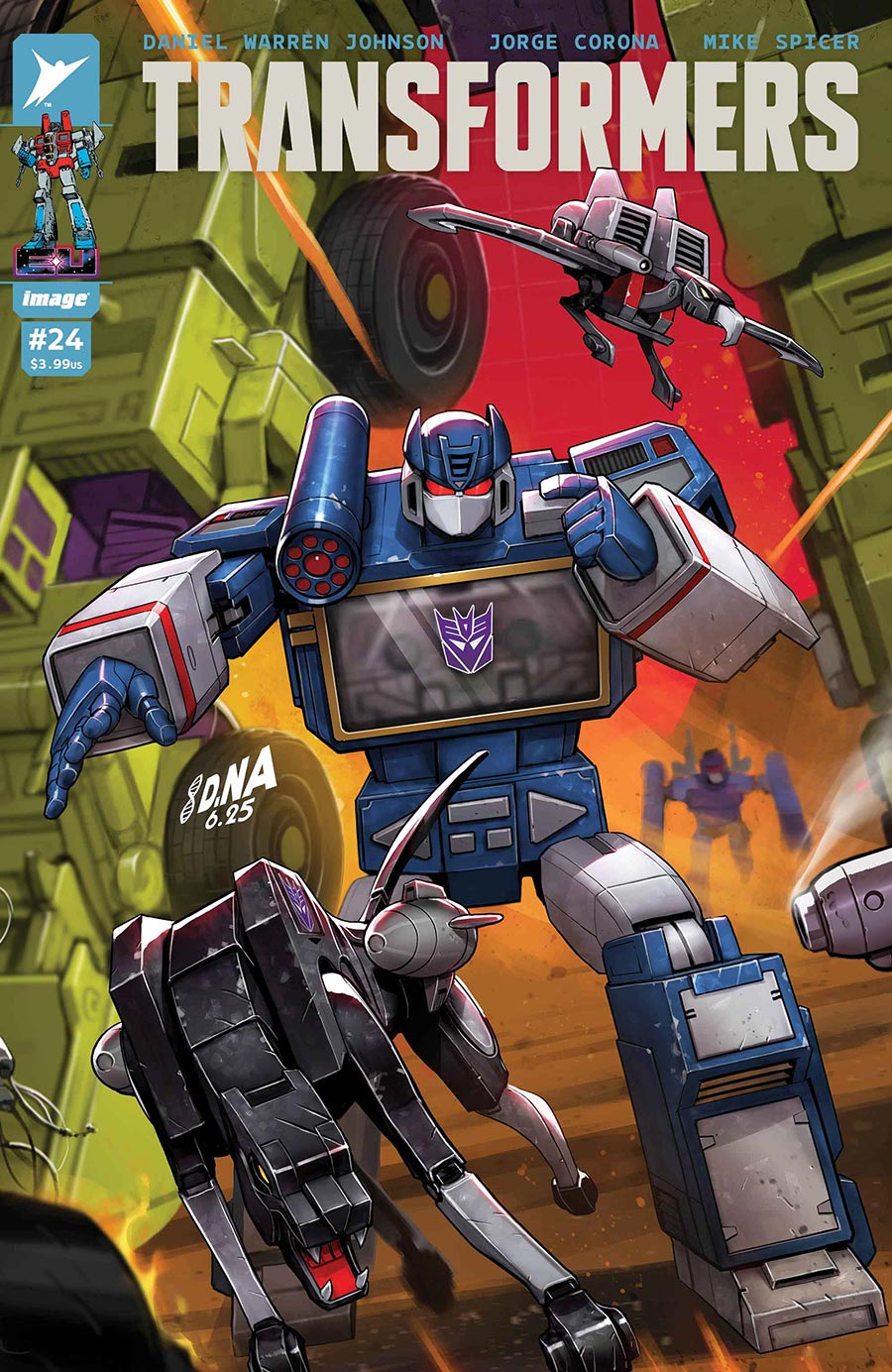 Transformers Vol 5 #24 Cover C Incentive David Nakayama Connecting Variant Cover