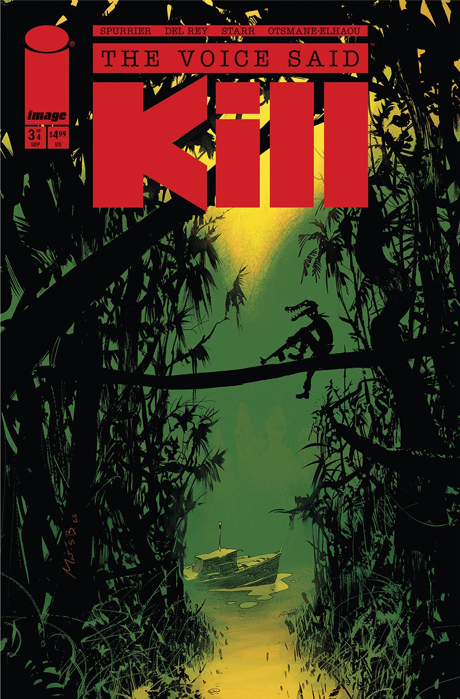 The Voice Said Kill #3 Cover B Incentive Matias Bergara Variant Cover