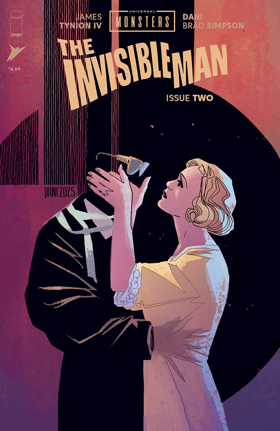 Universal Monsters The Invisible Man #2 Cover A Regular DANI & Brad Simpson Cover