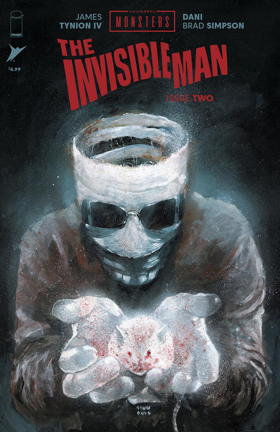 Universal Monsters The Invisible Man #2 Cover F Incentive Martin Simmonds Variant Cover