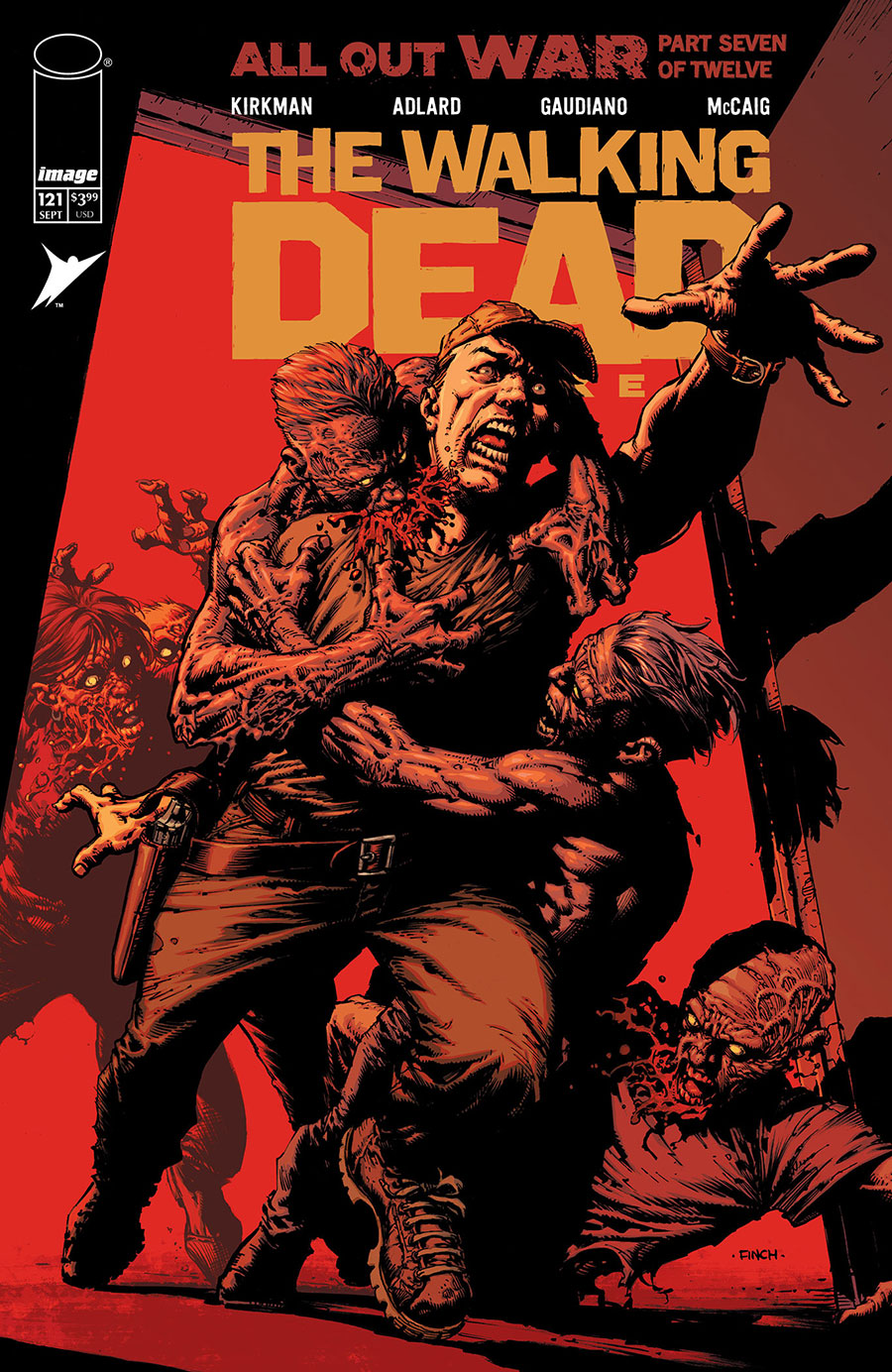Walking Dead Deluxe #121 Cover A Regular David Finch & Dave McCaig Cover