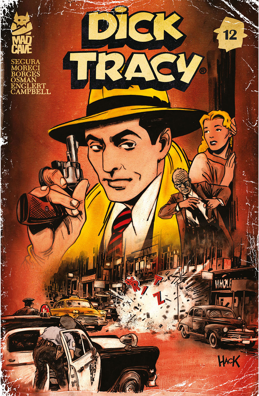 Dick Tracy (Mad Cave Studios) #12 Cover B Variant Robert Hack Cover