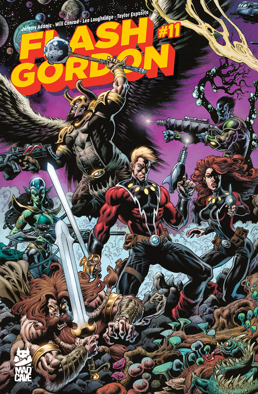 Flash Gordon Vol 8 #11 Cover B Variant Kyle Hotz Cover