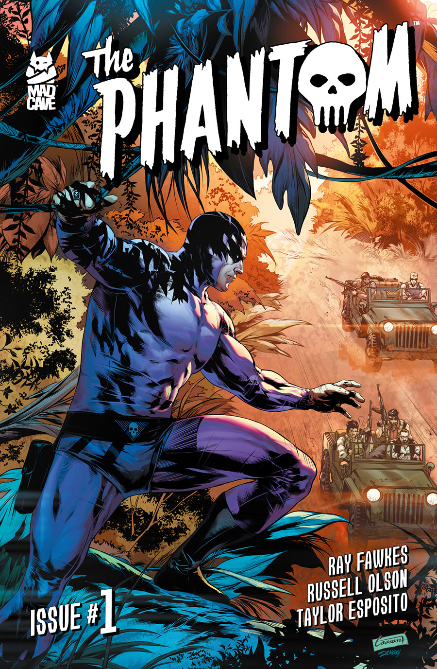 Phantom Vol 8 #1 Cover B Variant Caanan White Sequential Battle Scene Cover