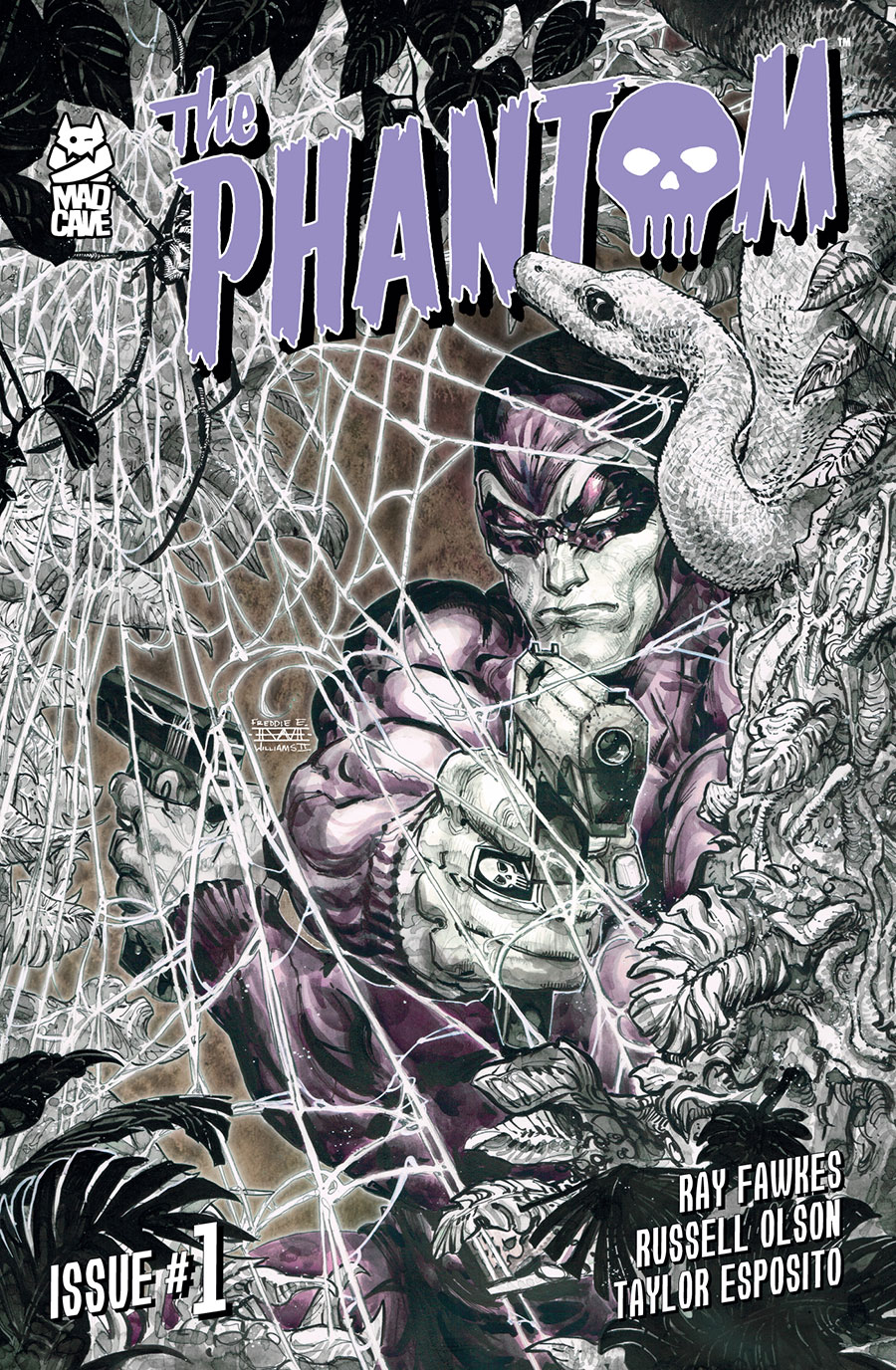 Phantom Vol 8 #1 Cover E Variant Freddie E Williams II Black & White Cover
