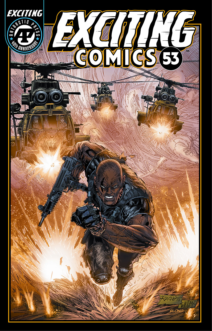 Exciting Comics Vol 2 #53 Cover B Lunar Exclusive Helmut Racho Variant Cover
