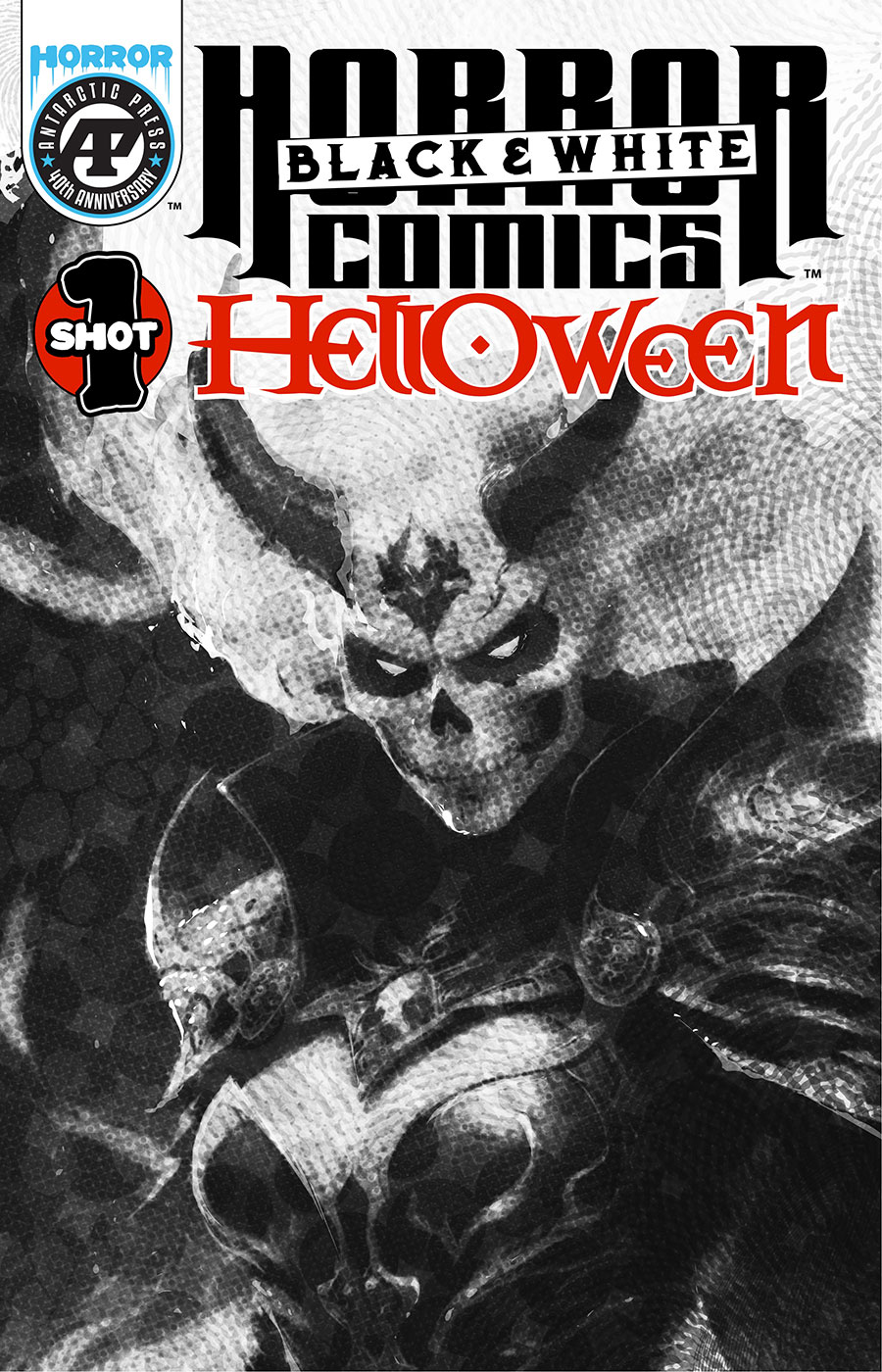 Horror Comics Black And White Helloween Special #1 (One Shot) Cover B Lunar Exclusive Brian Denham Variant Cover