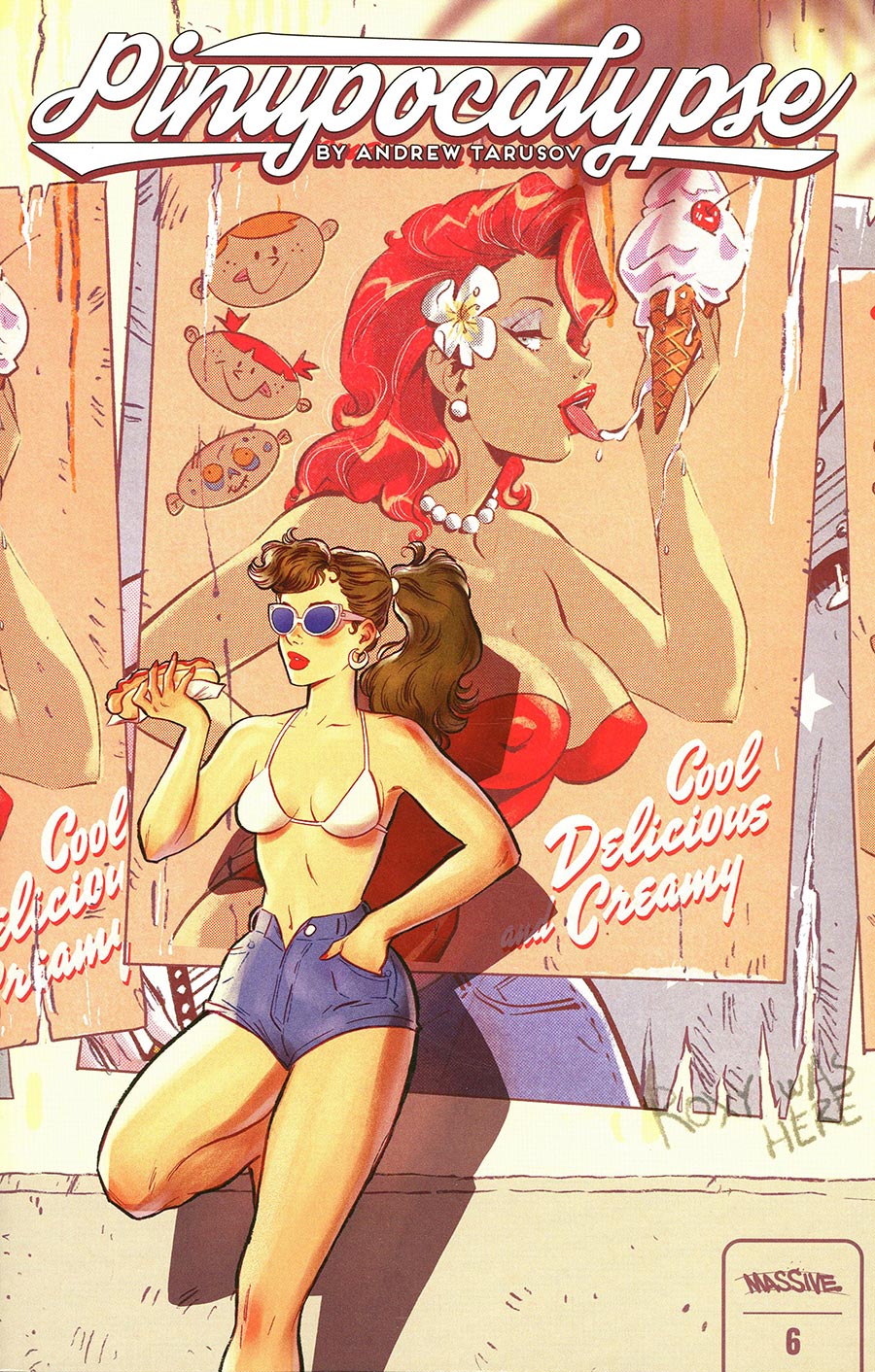 Pinupocalypse #6 Cover C Incentive Sveta Shubina & Andrew Tarusov Connecting Variant Cover