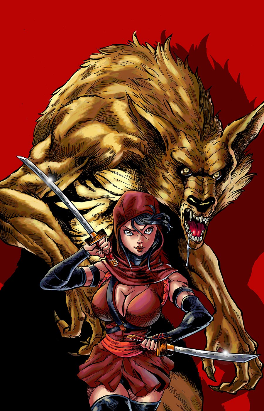 Vampire Ninja Ono Curse Of The Hakken #1 (One Shot) Cover D Lunar Exclusive Ben Dunn Foil Virgin Cover