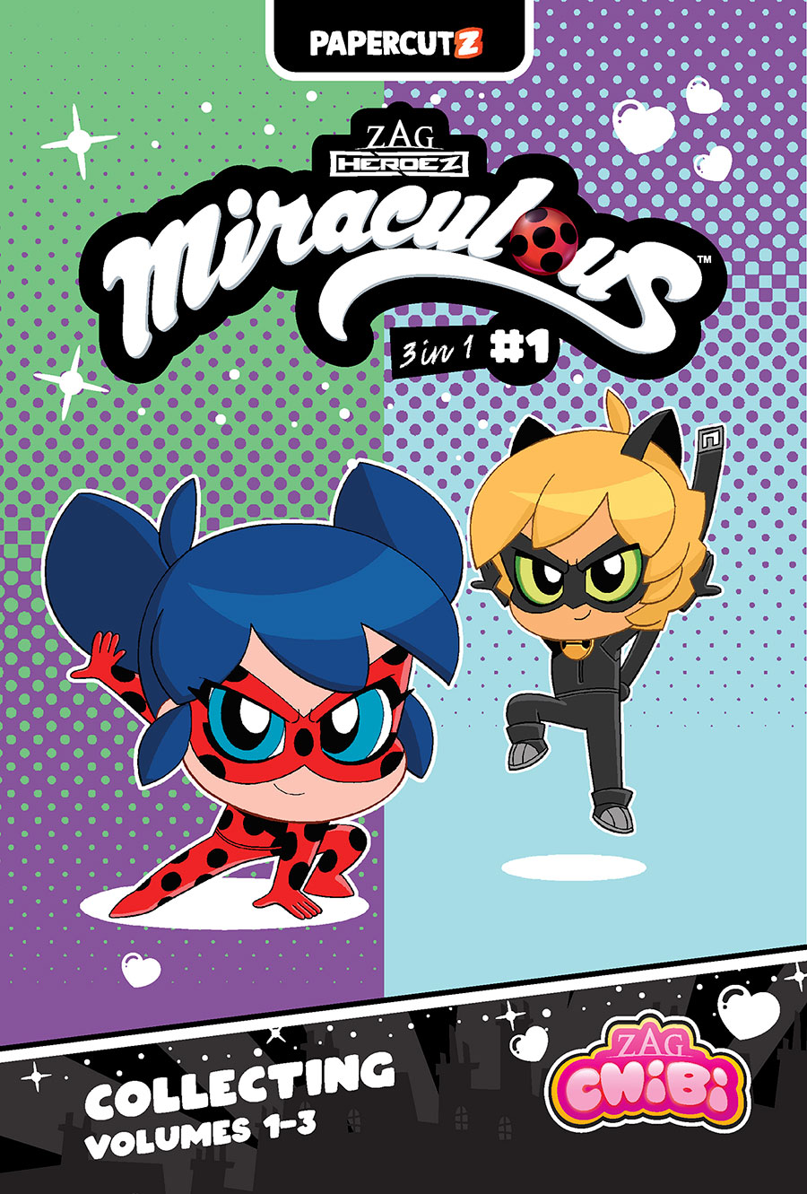 Miraculous Ladybug Chibi 3-In-1 Vol 1 TP