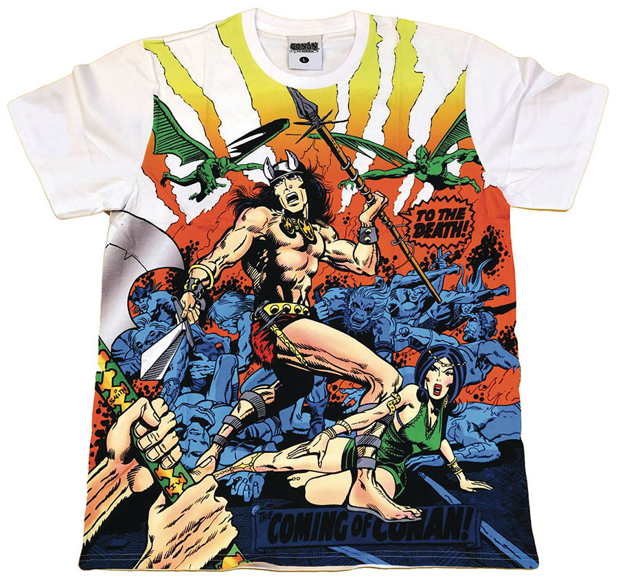 Conan The Coming Of Conan T-Shirt Large