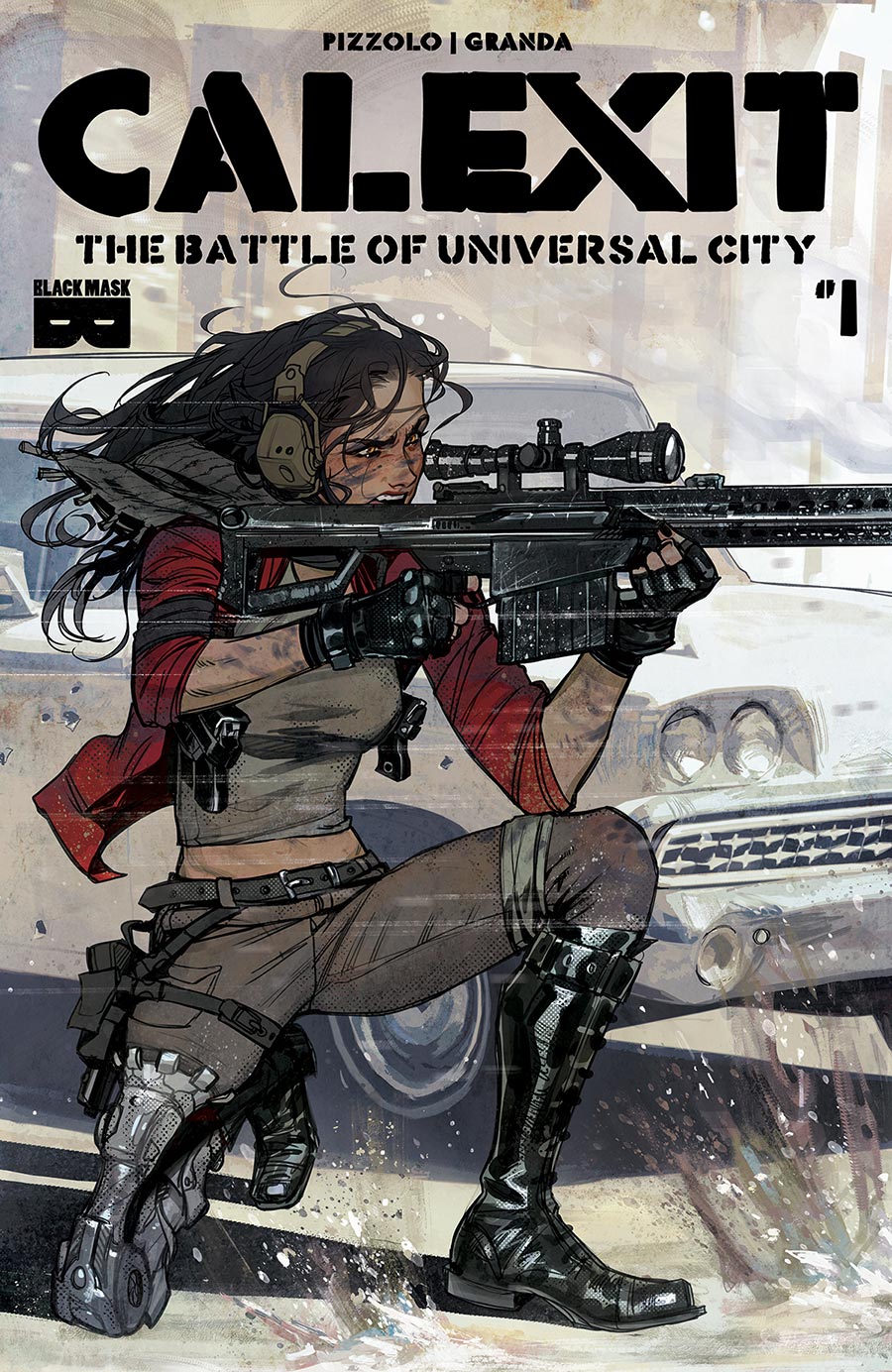 Calexit The Battle Of Universal City #1 Cover D Incentive Duski Loveless Variant Cover