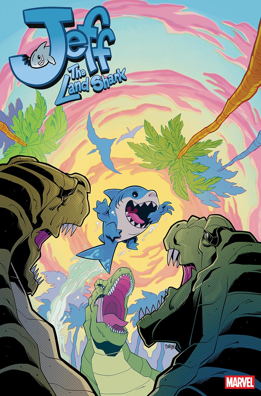 Jeff The Land Shark #4 Cover E Incentive Dave Bardin Variant Cover