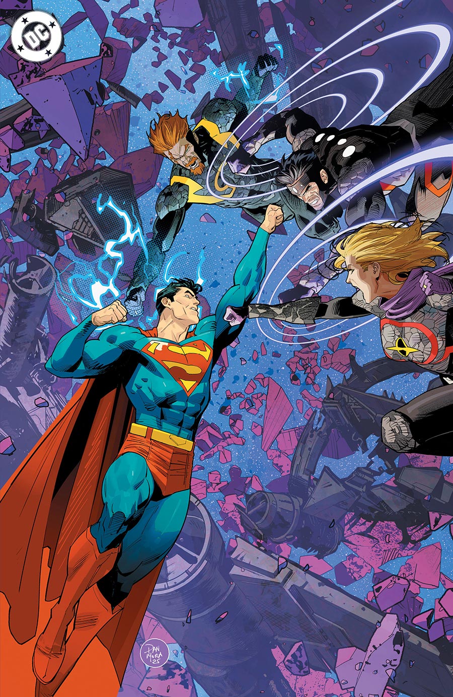 Superman Vol 7 #28 Cover E Variant Dan Mora Spot Foil Cover (DC All In)