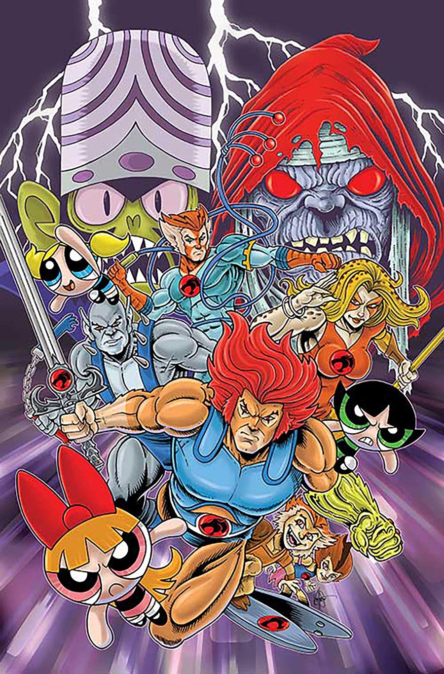 Thundercats Powerpuff Girls #1 Cover R Incentive Ken Haeser Virgin Cover