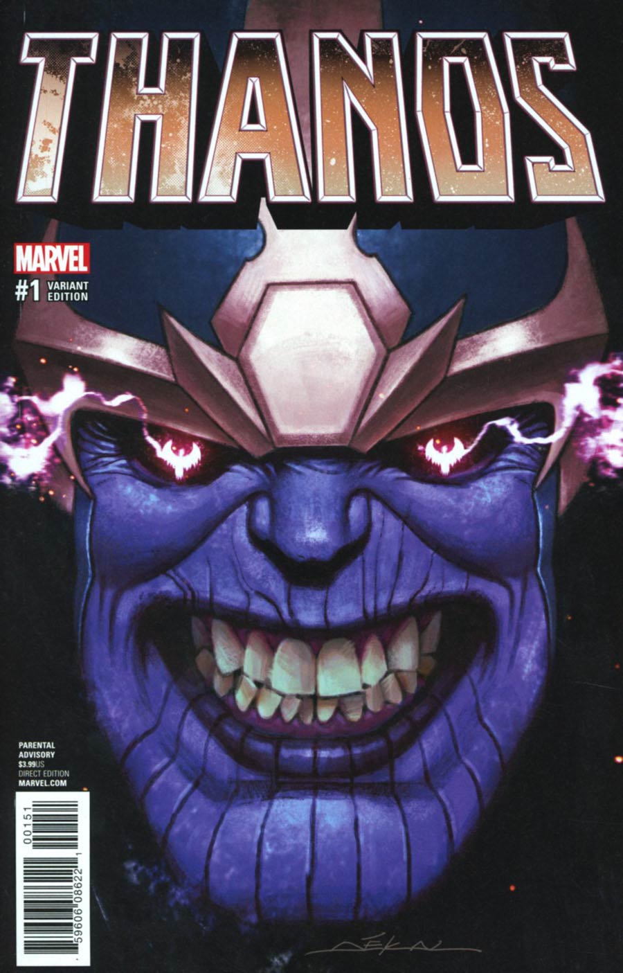 Thanos Vol 2 #1 Cover H Incentive Jeff Dekal Variant Cover (Marvel Now Tie-In) Signed By Jeff Dekal No COA