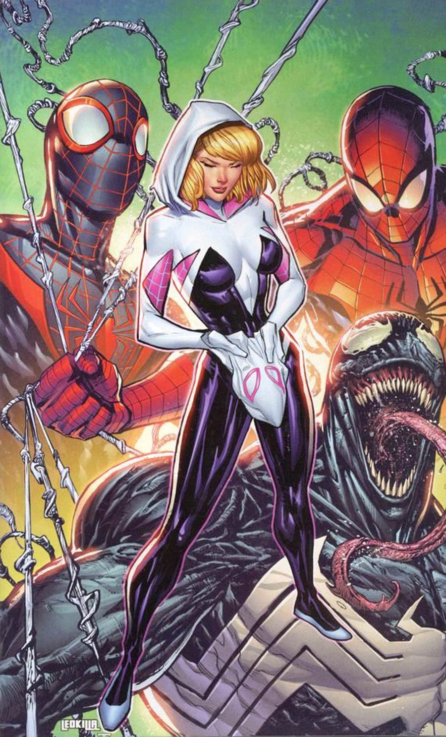 Edge Of Spider-Verse Vol 2 #5 Cover L Ken Lashley Virgin Variant Cover
