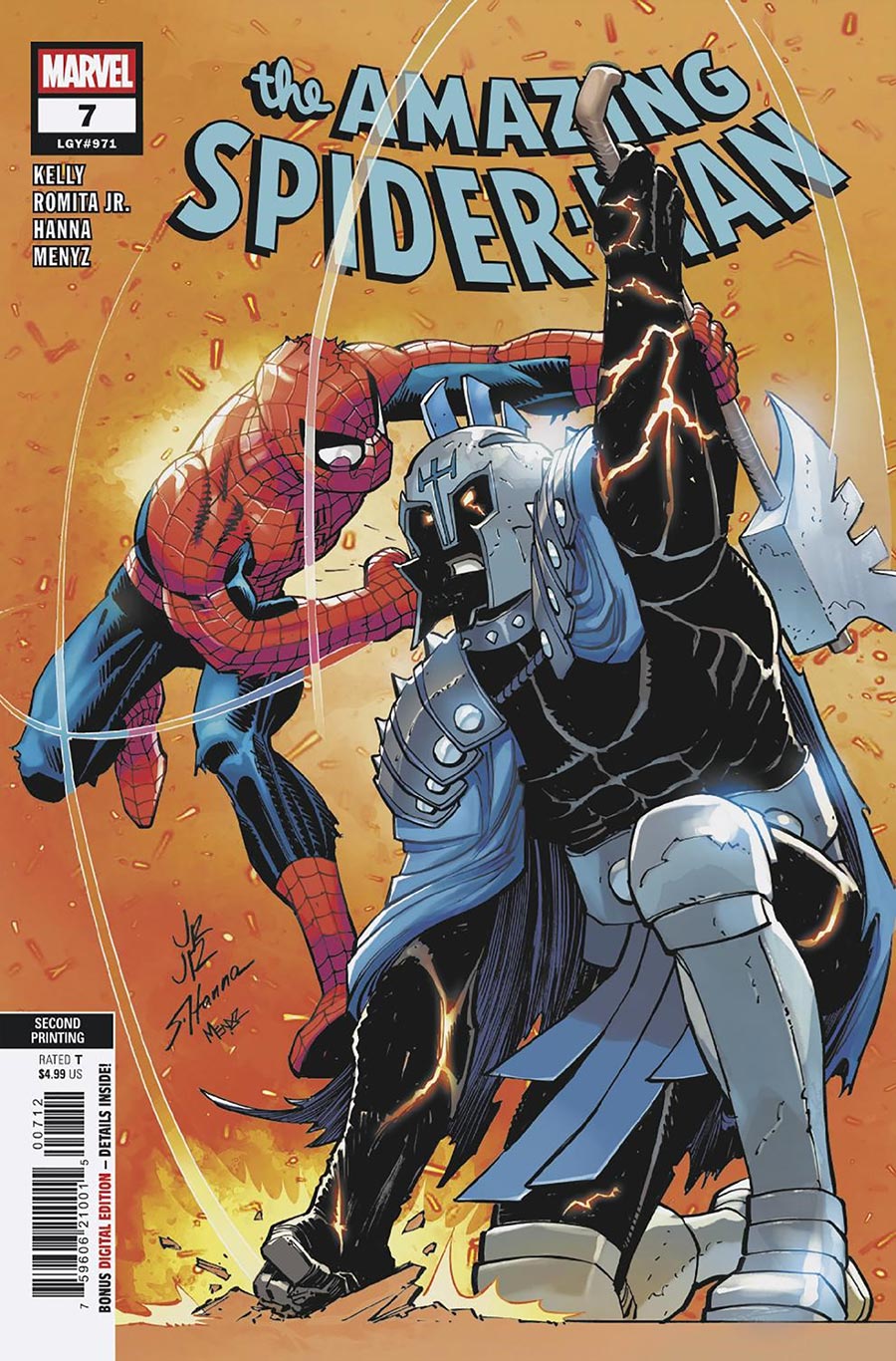 Amazing Spider-Man Vol 7 #7 Cover G 2nd Ptg John Romita Jr Variant Cover